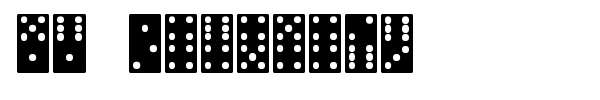 FE Dominoes font preview